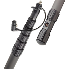 KP9CCR 9 ft. KlassicPro Graphite 6-Section Boompole with Internal XLR Coiled Cable, Side Exit Image 0