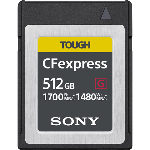512GB CFexpress Type B TOUGH Memory Card Image 0