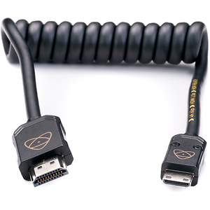 AtomFLEX Coiled Mini-HDMI to HDMI Cable (12 to 24 in.)