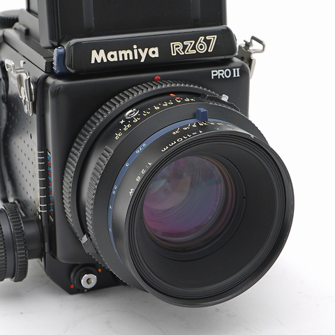 RZ67 PRO II Camera with Mamiya 110mm f/2.8 Lens, WL, and 120 Back - Pre-Owned Image 1