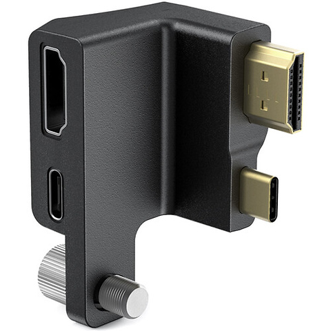 HDMI/USB Type-C Right-Angle Adapter for BMPCC 4K Camera Cage Image 1