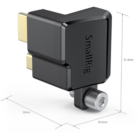 HDMI/USB Type-C Right-Angle Adapter for BMPCC 4K Camera Cage Image 2