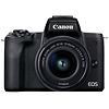 EOS M50 Mark II Mirrorless Digital Camera with 15-45mm and 55-200mm Lenses (Black) Thumbnail 1