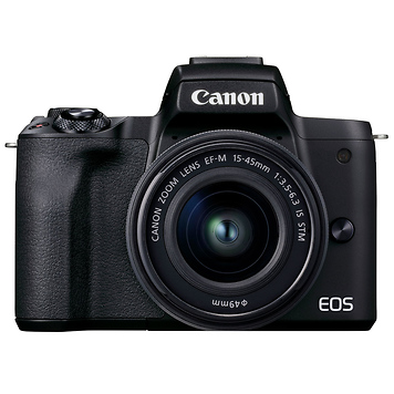 EOS M50 Mark II Mirrorless Digital Camera with 15-45mm and 55-200mm Lenses (Black)
