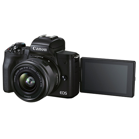 EOS M50 Mark II Mirrorless Digital Camera with 15-45mm and 55-200mm Lenses (Black) Image 4