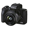 EOS M50 Mark II Mirrorless Digital Camera with 15-45mm and 55-200mm Lenses (Black) Thumbnail 2