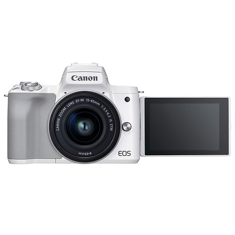 EOS M50 Mark II Mirrorless Digital Camera with 15-45mm Lens (White) Image 4