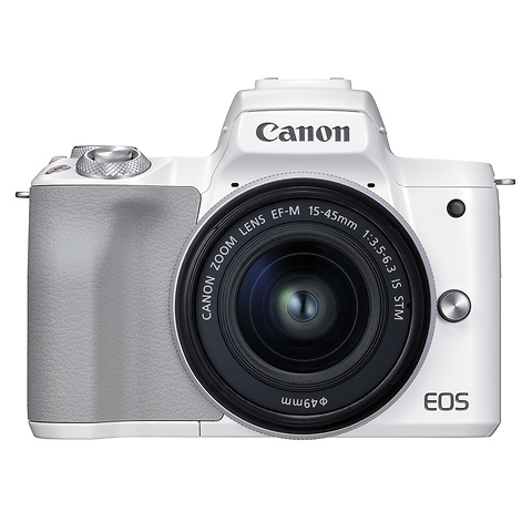 EOS M50 Mark II Mirrorless Digital Camera with 15-45mm Lens (White) Image 0