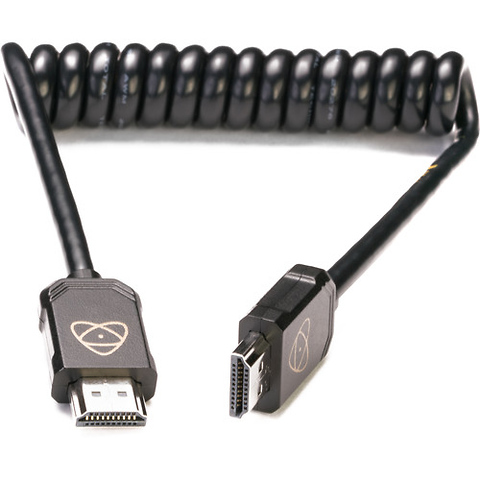 AtomFLEX HDMI (Type-A) Male to HDMI (Type-A) Male Coiled Cable 12