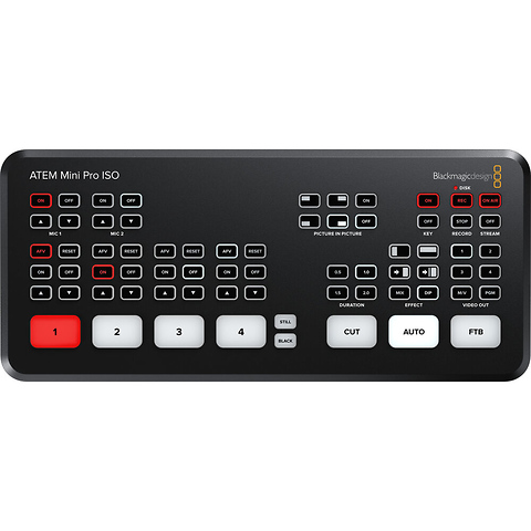ATEM Mini Pro ISO HDMI Live Stream Switcher Image 1