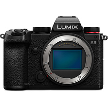 Lumix DC-S5 Mirrorless Digital Camera Body Black (Open Box) Image 0