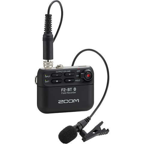 F2-BT Ultracompact Bluetooth-Enabled Portable Field Recorder with Lavalier Microphone Image 5