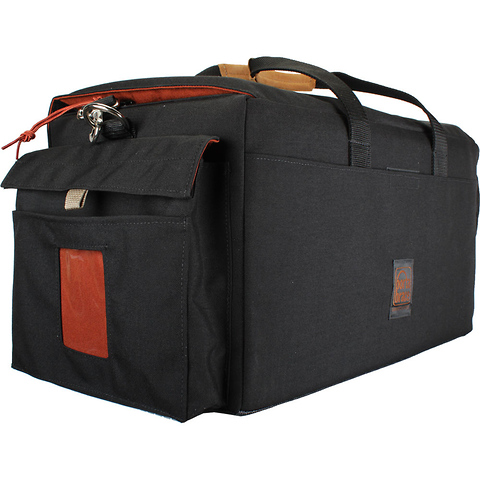 DVO-3R Large Carrying Case for Camcorder with Matte Box and Follow Focus (Black with Copper Trim) Image 3