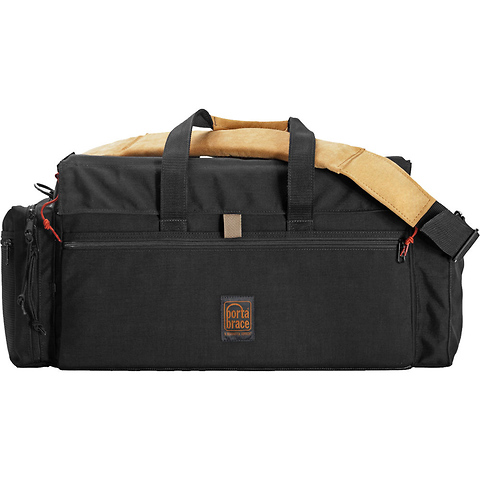 DVO-3R Large Carrying Case for Camcorder with Matte Box and Follow Focus (Black with Copper Trim) Image 1