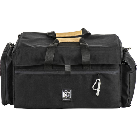 DVO-3R Large Carrying Case for Camcorder with Matte Box and Follow Focus (Black with Copper Trim) Image 2