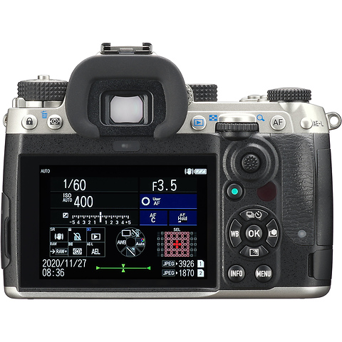 K-3 Mark III Digital SLR Camera Body (Silver) Image 6
