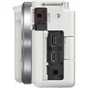 Alpha ZV-E10 Mirrorless Digital Camera Body (White) with Sony Vlogger Microphone (ECM-G1) Thumbnail 3