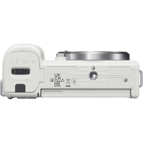 Alpha ZV-E10 Mirrorless Digital Camera Body (White) with Sony ECM-B10 Compact Camera-Mount Digital Shotgun Microphone Image 6