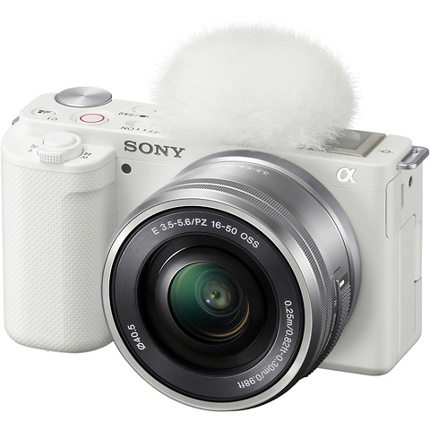 Alpha ZV-E10 Mirrorless Digital Camera with 16-50mm Lens (White) Image 0