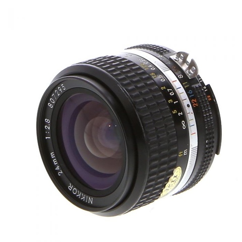 24mm f/2.8 Nikkor AIS Manual Focus Lens - Pre-Owned Image 0