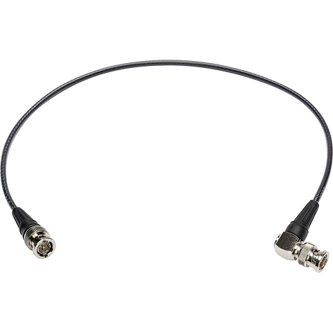 2 ft. 4855R Mini-RG59 12G-SDI/4K UHD BNC to Right-Angle BNC Single-Link Cable (Black) Image 0