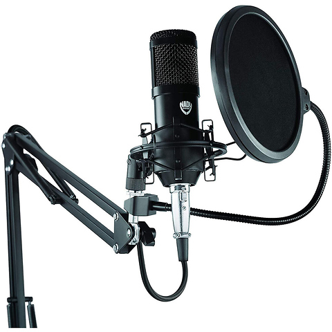 Studio Podcast System (LED Ring Light, Microphone, Boom Stand, Headphones) Image 2