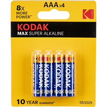 MAX AAA 1.5V Alkaline Batteries (4 Pack) Image 0
