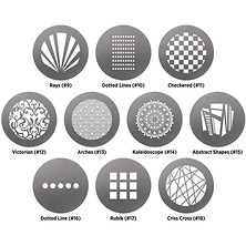 Pattern Gobo Pack by Lindsay Adler for Optical Spot (10 Pack) Image 0