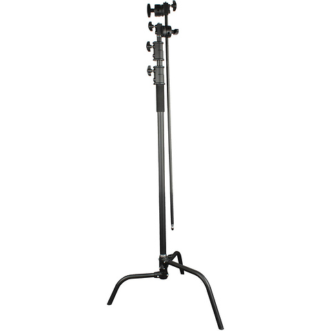 10 ft. C Stand SS Turtle Base with Boom Arm (Black) Image 1