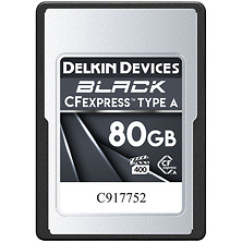 80GB BLACK CFexpress Type A Memory Card Image 0