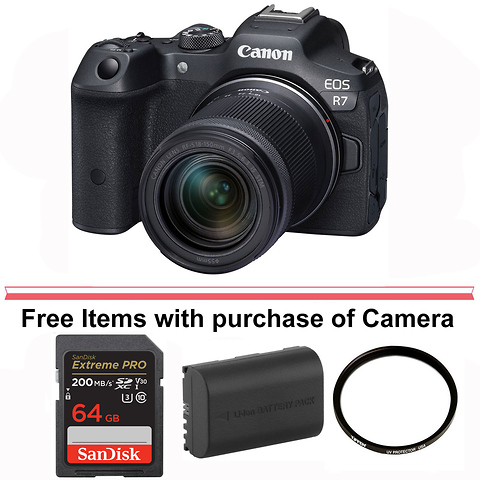 EOS R7 Mirrorless Digital Camera with 18-150mm Lens Image 0