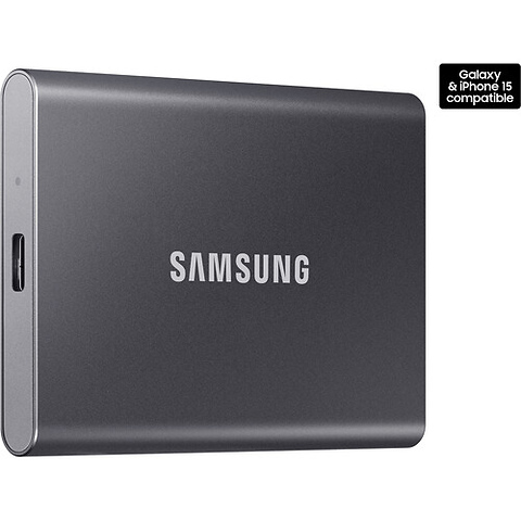 2TB T7 Portable SSD (Titan Gray) Image 1