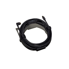 31.1 ft. Right Angle Micro-B to USB-C Tether Cable (Black) Image 0