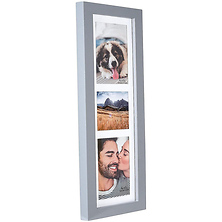 4 x 6 in. / 4 x 4 in. 3 Opening Collage Picture Frame (Gray) Image 0