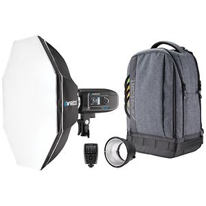 FJ400 Strobe 1-Light Backpack Kit with FJ-X3m Universal Wireless Trigger