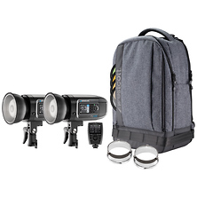 FJ400 Strobe 2-Light Backpack Kit with FJ-X3s Wireless Trigger for Sony Cameras Image 0