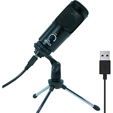Veyda USB Condenser Microphone - Desktop Tripod Mount, Mic Windshield and USB Cable Image 0