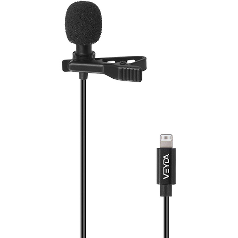 Veyda VD-LL1 Omnidirectional Lavalier Microphone with Lightning Connector for iOS Devices Image 0