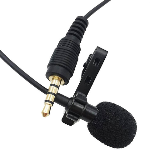 Veyda VD-SL1 Omnidirectional 3.5mm TRRS Lavalier Microphone for Smartphones Image 1