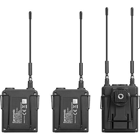 UwMic9S Mini KIT2 Compact 2-Person Camera-Mount Wireless Omni Lavalier Microphone System (514 to 596 MHz) Image 1