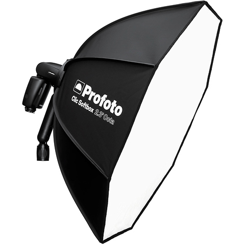A2 Monolight with 2.3 ft. Clic Octa Softbox, 8 ft. Light Stand, and Connect Wireless Transmitter for Fujifilm Image 7