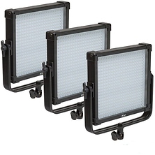 K4000 SE Daylight 1x1 LED Studio Panel 3-Light Kit Image 0