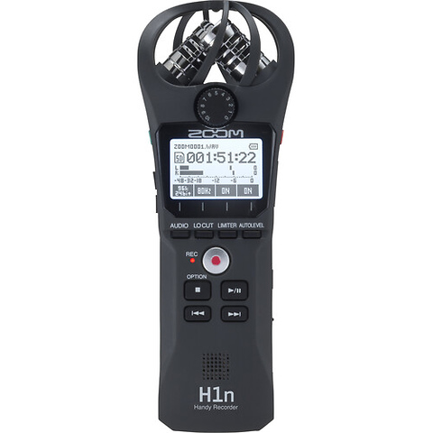 H1n-VP Portable Handy Recorder with Windscreen, AC Adapter, USB Cable and Case (Black) Image 1