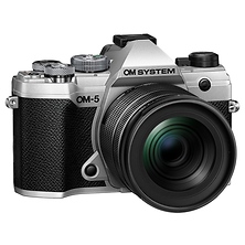 OM System OM-5 Mirrorless Micro Four Thirds Digital Camera with 12-45mm f/4 PRO Lens (Silver) Image 0