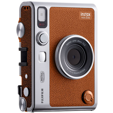 INSTAX MINI EVO Hybrid Instant Camera (Brown) Image 1