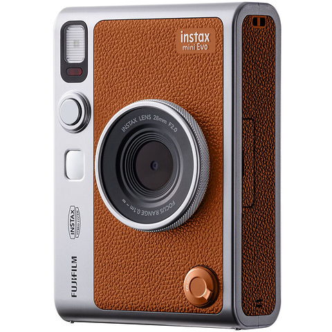 INSTAX MINI EVO Hybrid Instant Camera (Brown) Image 2