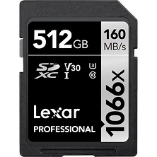 512GB Professional 1066x UHS-I SDXC Memory Card (SILVER Series) Image 0
