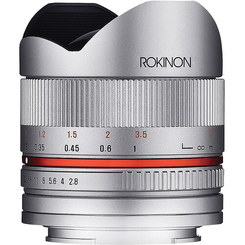 8mm f/2.8 UMC Fisheye II Lens for Sony E Mount (Silver) - Pre-Owned Image 0