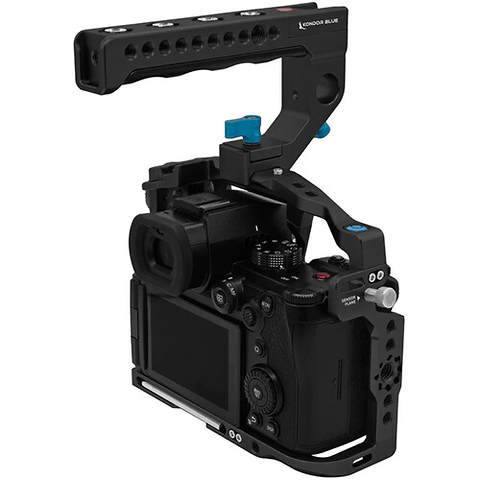Camera Cage with Top Handle for Panasonic Lumix S5II/X (Raven Black) Image 3