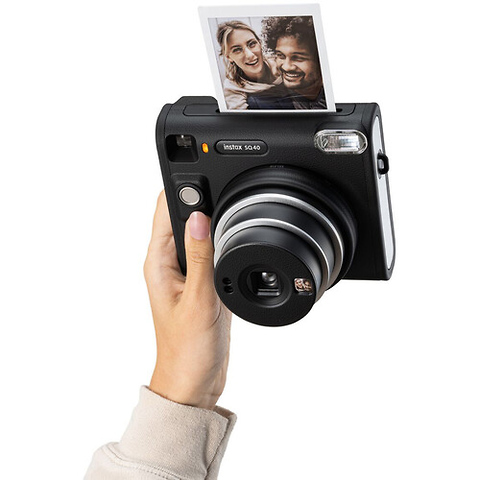 INSTAX SQUARE SQ40 Instant Film Camera (Black) Image 2